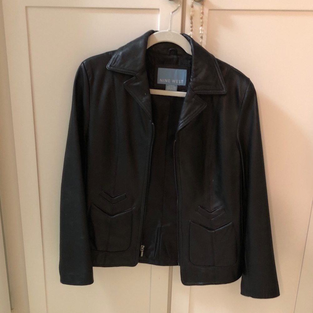 Nine West Leather Jacket